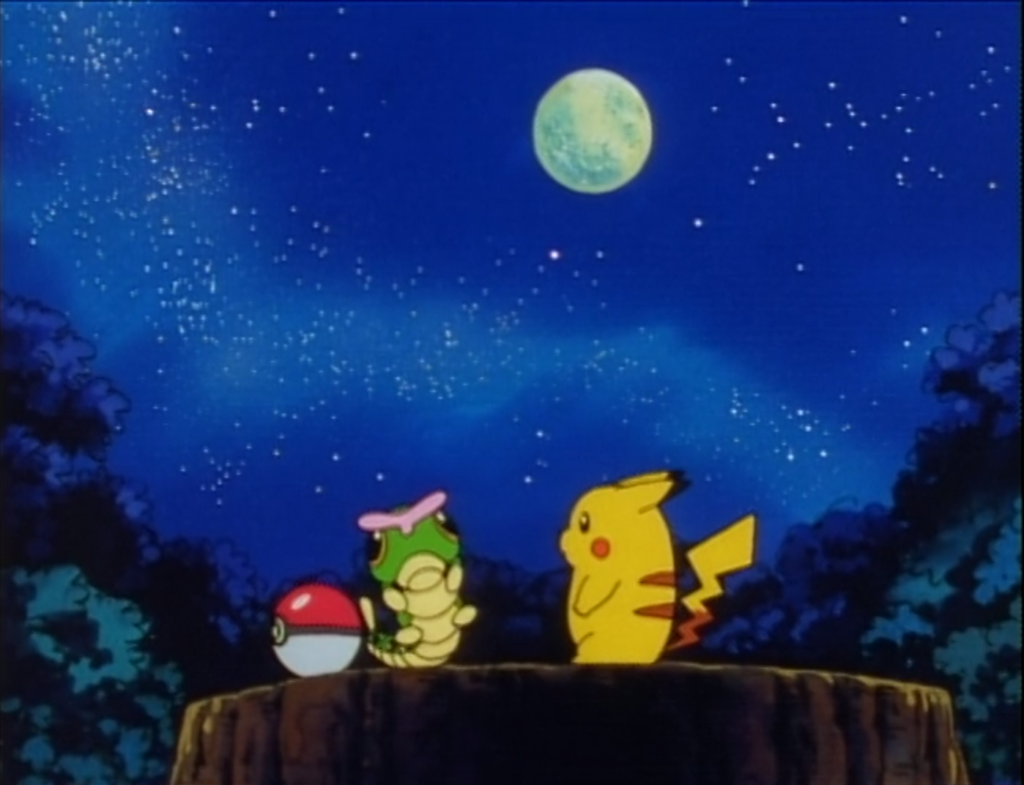 The two Pokémon have an amazing heart to heart. 